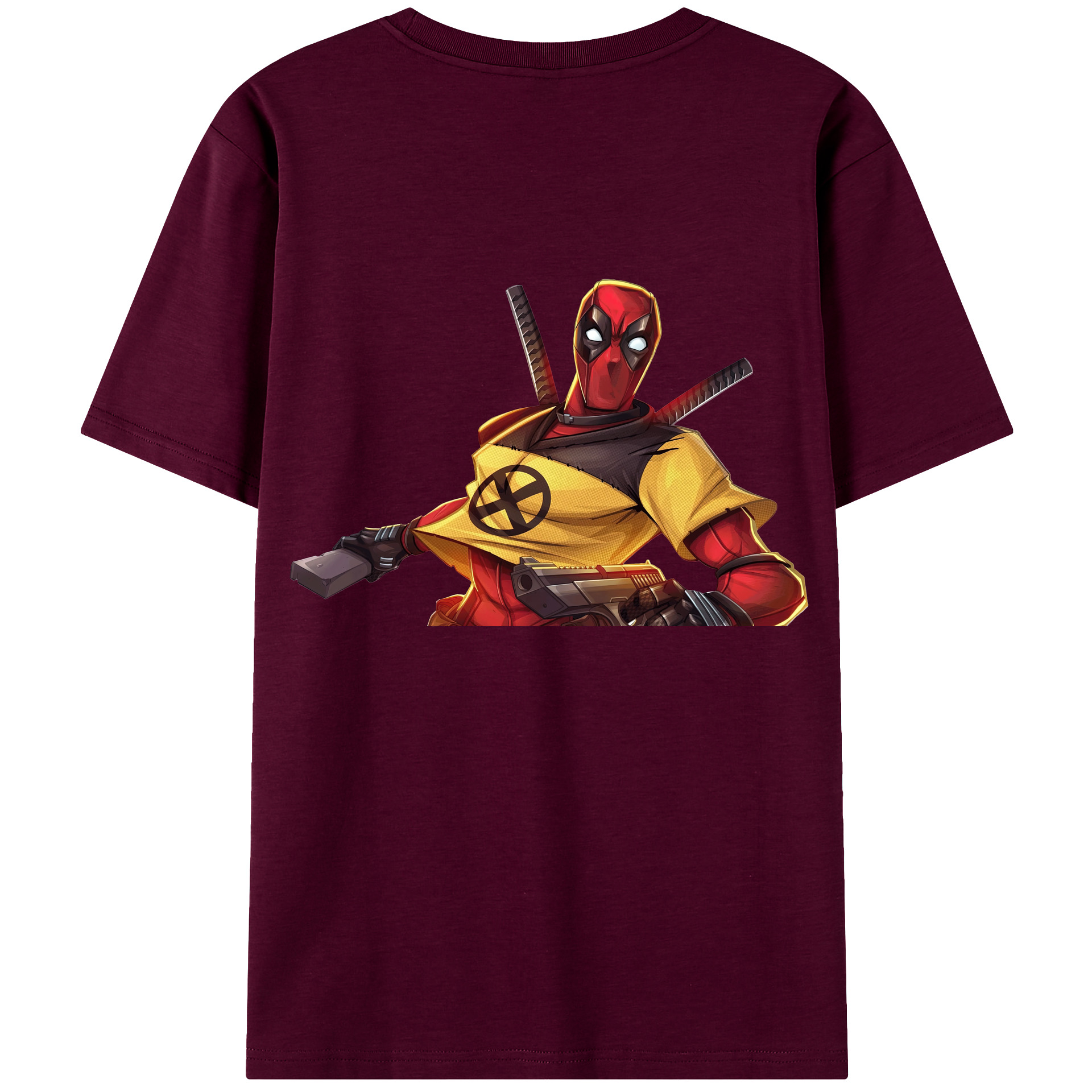 （画像用） Deadpool デッドプール レディース半袖Tシャツ(バックプリント)